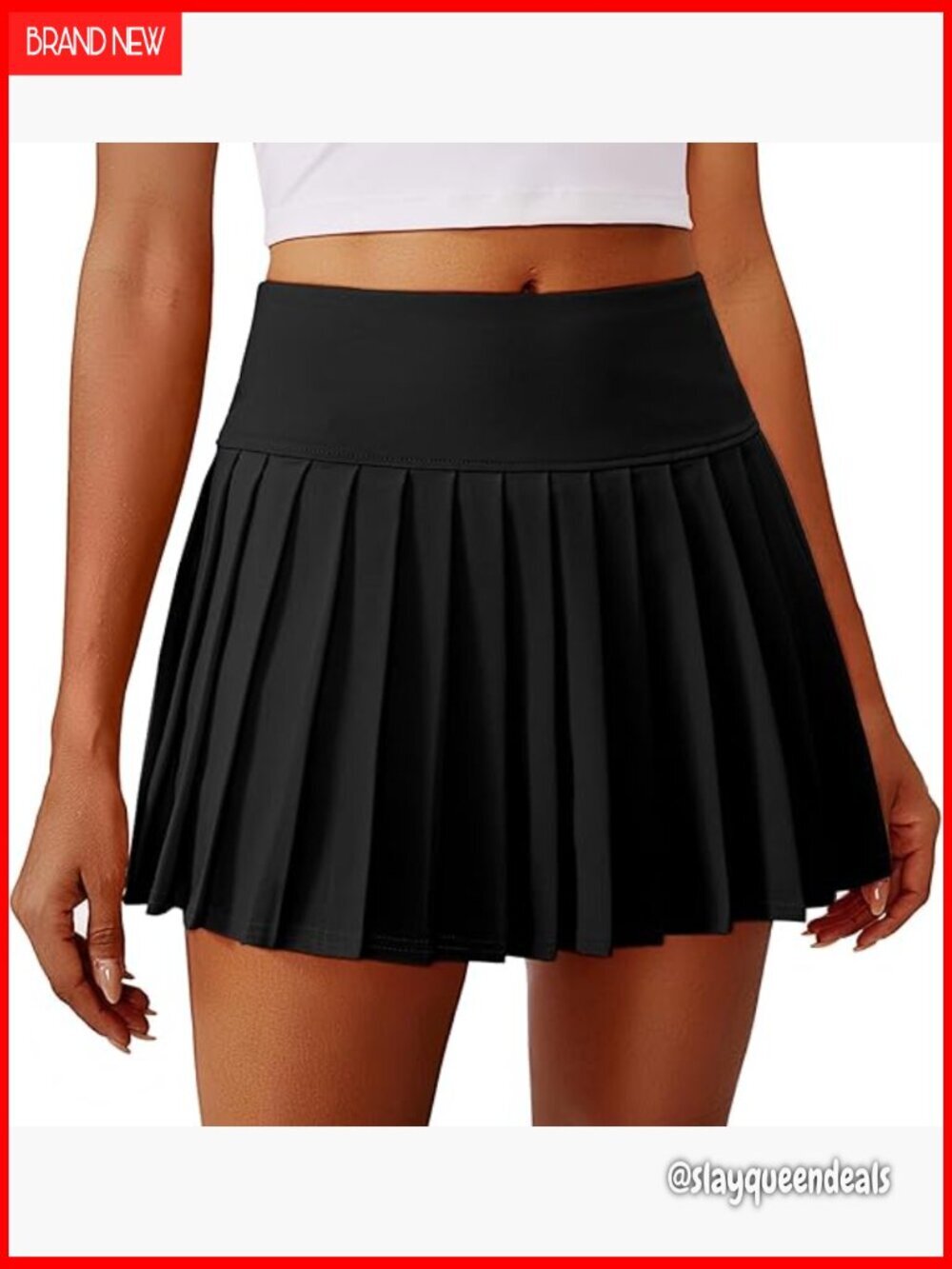 High Waist Pleated Athletic Skort Quick Dry Lightweight Mini Skirt Tennis Golf